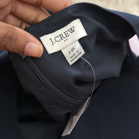 Navy blue dress. Brand is J.Crew. Size 16. - Picture 3 of 4